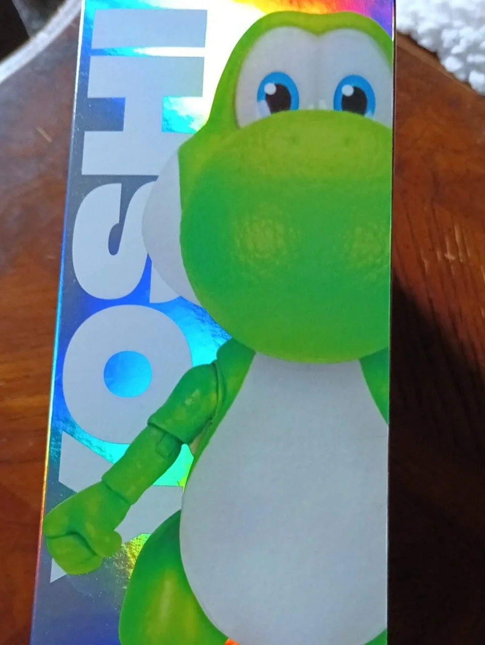 Nintendo Yoshi Figure with Green, Red, Purple and Orange Accents